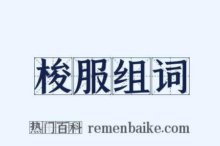 梭服组词是什么意思的图片